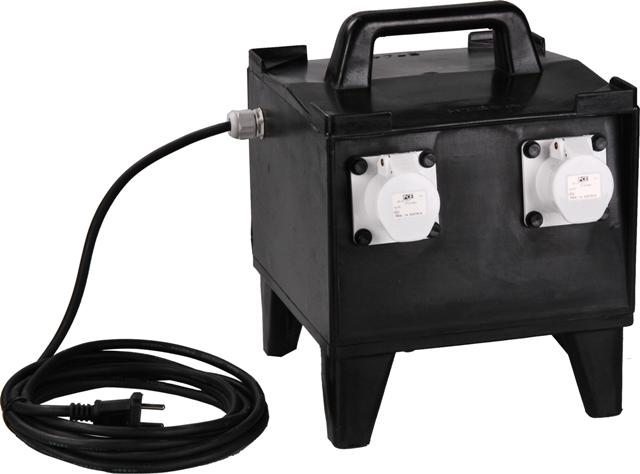 Connectra Veiligheidstrafo 42V - 1200vA 4 contactdozen CEE 42V  